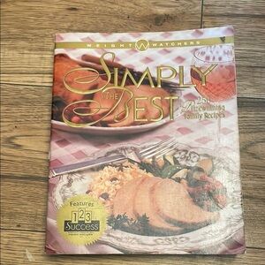 Weight Watchers Simply the Best Cookbook - Pink Cover  (Bin L)